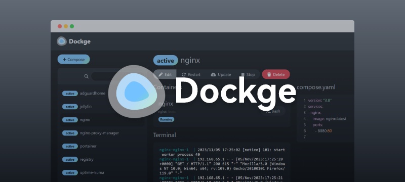 Dockge - 更优雅地管理 Docker Compose